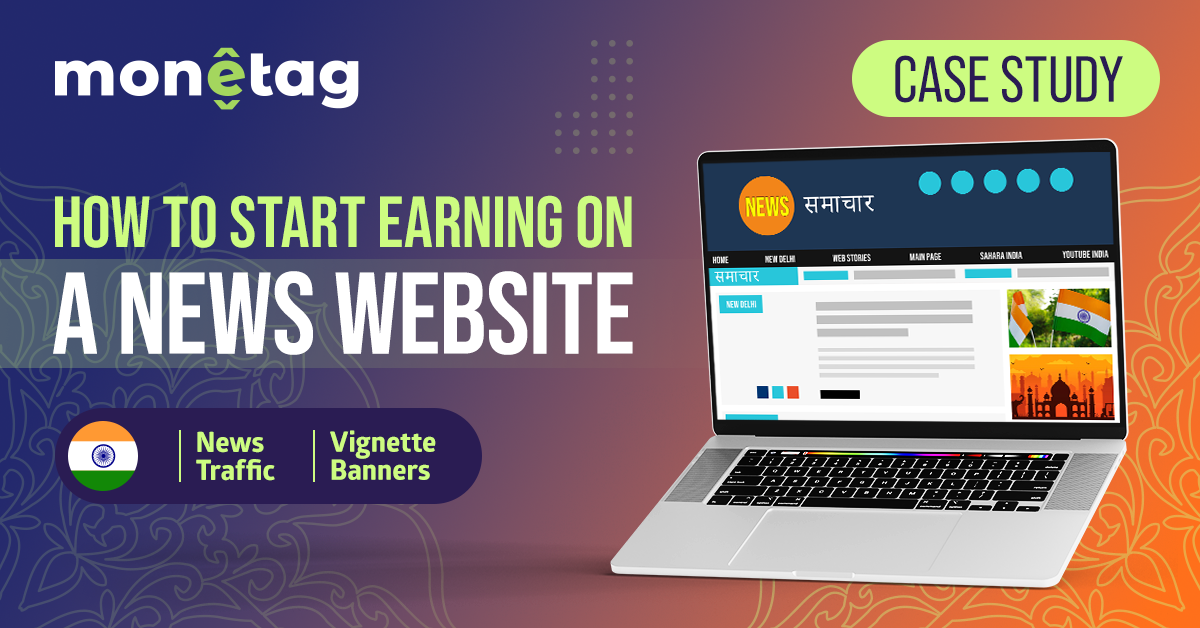 how to start earning with a news website